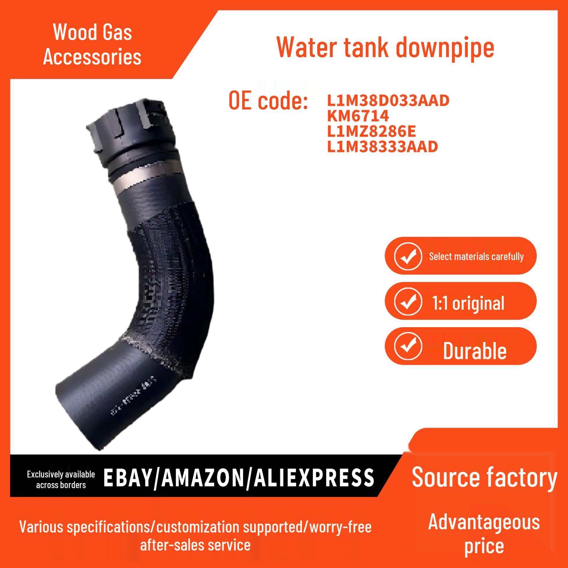 

L1M38D033AAD Compatible Lower Radiator Hose for Ford Explorer Rear Engine Auxiliary Water Pump pokess