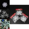 High-quality White Snowflake Christmas Tree Ornament Ideal For Festive Celebrations