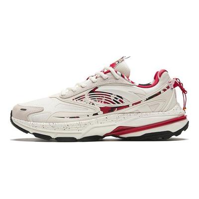 Comfortable Versatile Casual Trendy Slip-Resistant Durable Low-Top Lifestyle Shoes Men Sneakers White Red 112418891-7