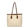 Large Capacity Tote Handbag for Women Faux Leather Shoulder Bag Office Commute Purse CLE