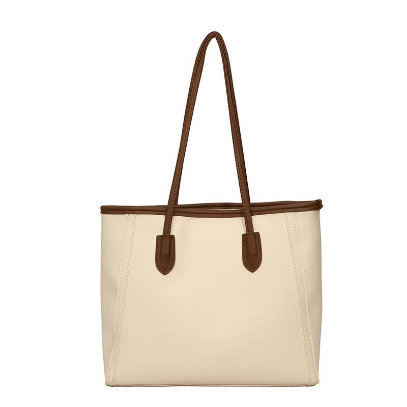 Large Capacity Tote Handbag for Women Faux Leather Shoulder Bag Office Commute Purse CLE
