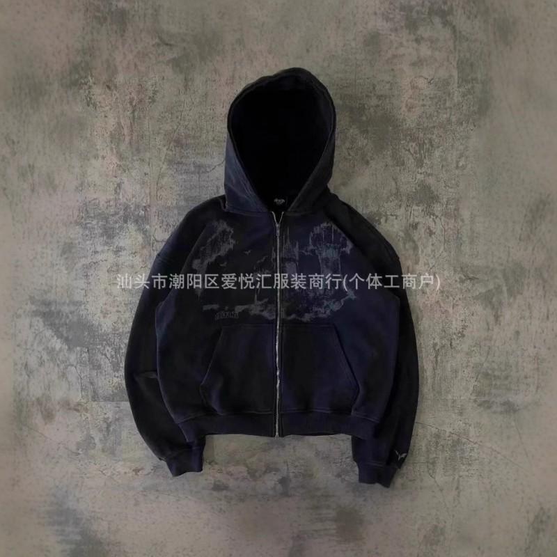 Mens Oversized Hooded Sweatshirt With 3D Graphic Print Retro Streetwear Y2K Style Fall