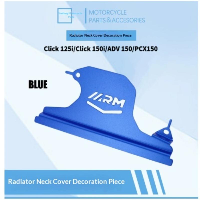 Arm Motorcycle Radiator Neck Cover For Honda Click150 Adv150 Pcx150 Plug And Play Free Sticker