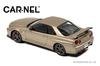 CARNEL 1/43 Nissan Skyline GT-R Mspec Nur (BNR34) 2002 Silica Brass Finished Model CN430201