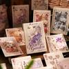 55pcs Secret Garden Playing Cards Floral Collectible Deck Literary Style Game Card Creative Stationery Gift