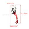 Up-Folding Shortened CNC Motorcycle Clutch Brake Lever Off-Road Dirt Bikes Compatible With Huayang Hengjian Zuma