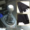 Compatible Gear Shift Knob & Leather Dust Cover for 0418 New/Old Model Manual Transmission Lever