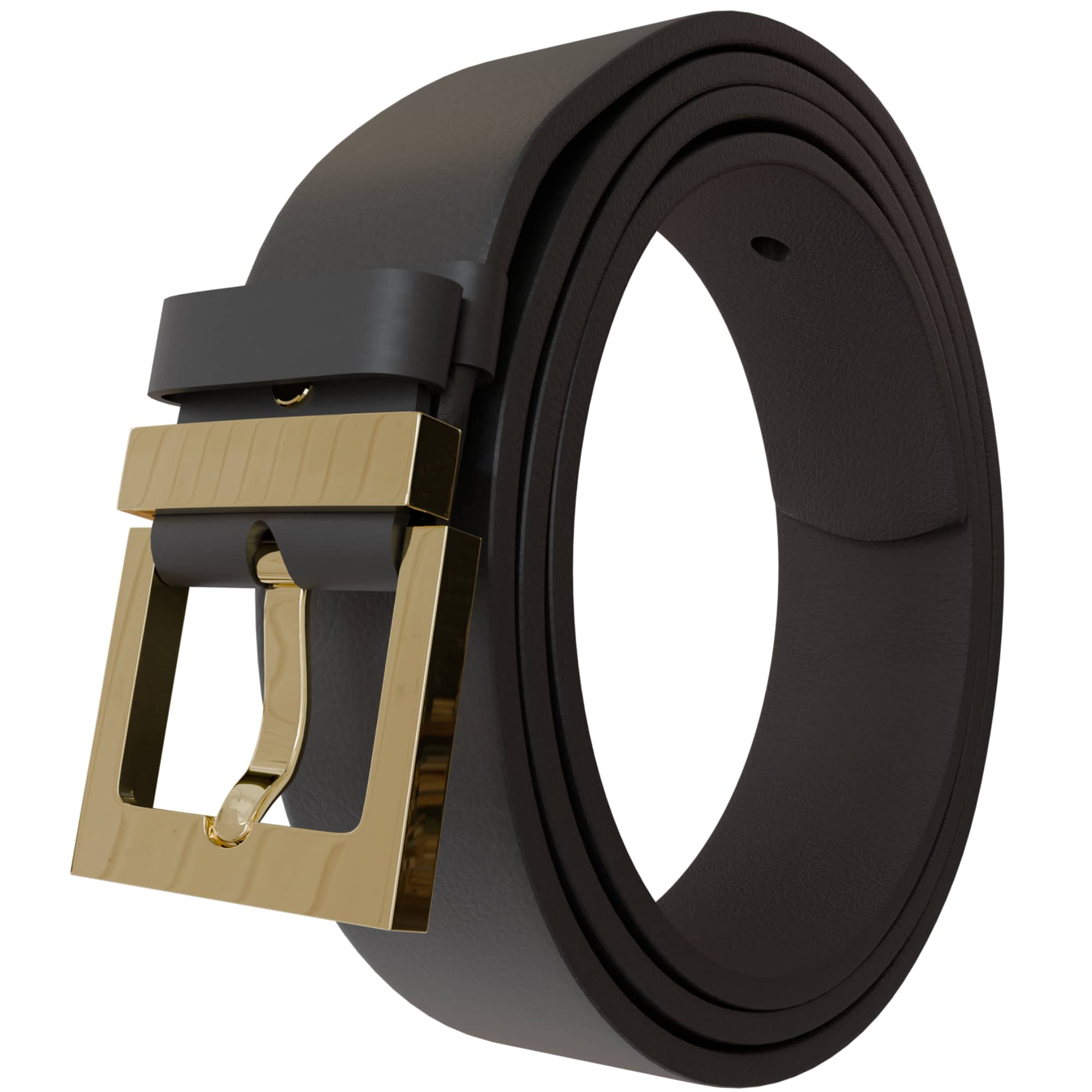 

Жіночий ремінь з натуральної шкіри з Польщі 30634 120 cm чорний