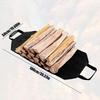 Firewood Bags Waterproof Large Tote Wood Carrying Bag Wood Carrier Canvas For Indoor Outdoor Camping Campfire Stove Barbecue