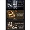 Mini Folding Makeup Mirror Magnifying Cosmetic Mirror Compact LED Light Desktop Mirror  Makeup Tool