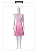 Elphaba & Glinda Wicked Witch Halloween Cosplay Costume - Magical Pink Dress & Robe