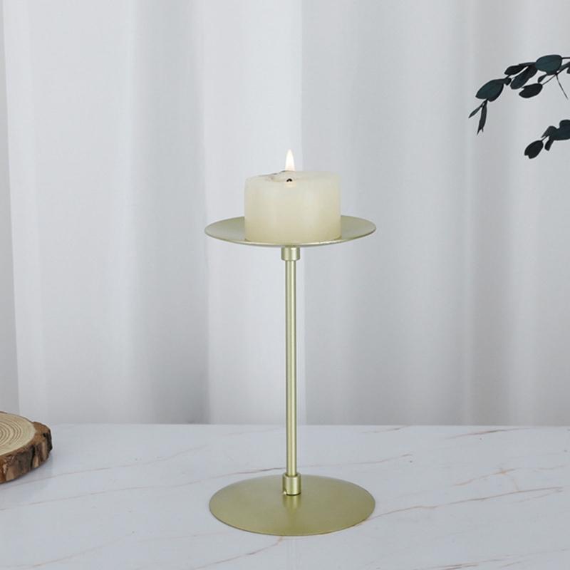 Golden Votives Candle Holders Table Decorations Candle Holders Stand for Parties and Dinners Table Holders