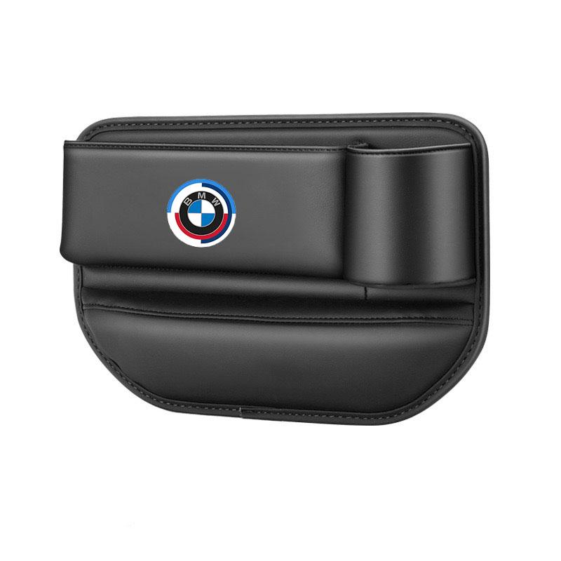 Car Front Seat Crevice Storage Box Pocket With Cup Holder for BMW E30 E34 E36 E39 E46 E52 E53 E60 E61 E62 E70 E83 Accessories Rlpf46