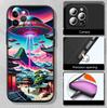 MH140 Space Alien UFO Phone Shell Case for iPhone 7 8 11 12 13 14 15 16 17 16E XS Pro Max XR X SE Air