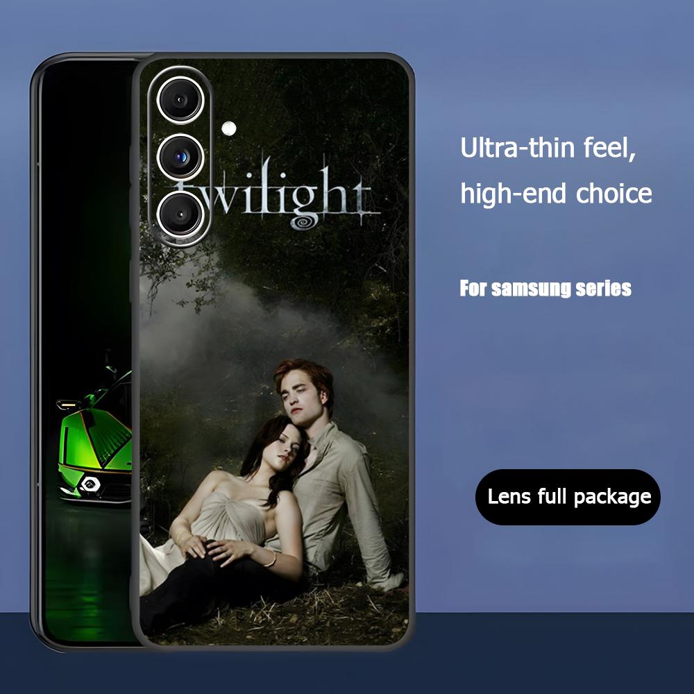 Movie T-Twilight Cool Phone Case For Samsung Galaxy S26 S25 S24 S23 S22 S21 Plus Ultra Note20 Soft Black