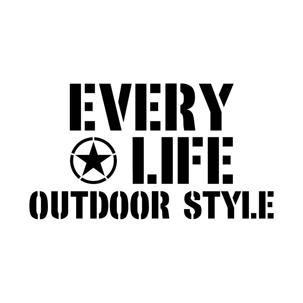 

[KAIMIRU STORE] Suzuki Every Every Light Van Mini Car Stencil Emblem Cut Letter Sticker (k-458 EVERY Black) чёрный