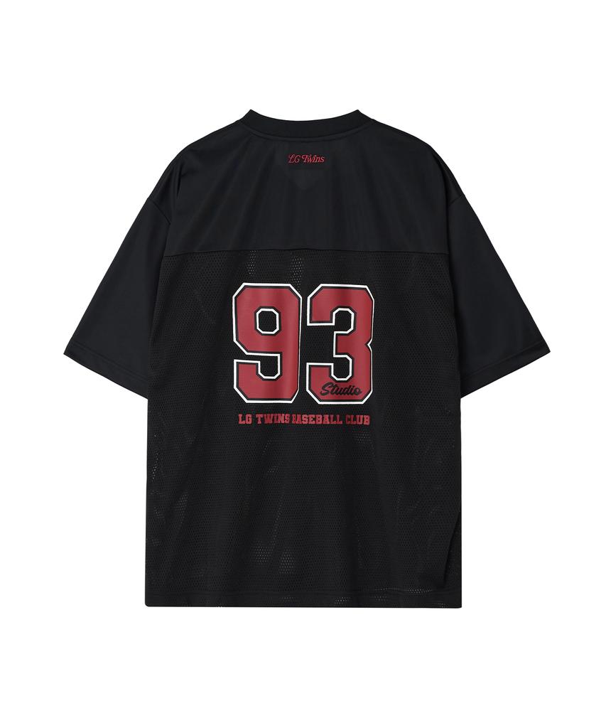 1993STUDIO [Lg Twins] Mesh Jersey T-Shirt_Black