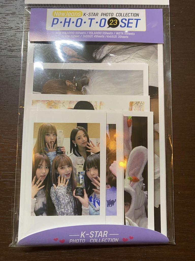 [USED] NewJeans 3-piece set (mini memo pad, photo set, stickers & memo paper)