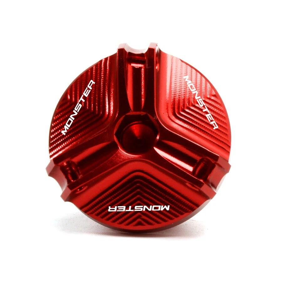 Motorradzubehör Öleinfülldeckel Aluminium Motorsteckerabdeckung Für Ducati MONSTER 696 796 797 821 1100 EVO MULTISTRADA 1200 S
