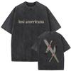 MGK Lost Americana Tour 20252026 Vintage Gewaschenes T-Shirt Herren Damen Sommer Mode Baumwolle Kurzarm T-Shirt Fans Geschenk Kleidung