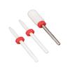 10pcs Stainless Steel Nail Glue Removal Bits  Practical For Salon And Home Manicure