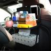 Vehicle Seat Back Organizers Tray Multifunctional Drink Holder Quick Mount System For Snacks Meals Car Interior