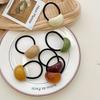 4Pcs Cute Candy Colored Rubber Band Hair Bands, Suitable for Casual Hairstyles, Sweet and Elegant Multifunctional Hair Cords