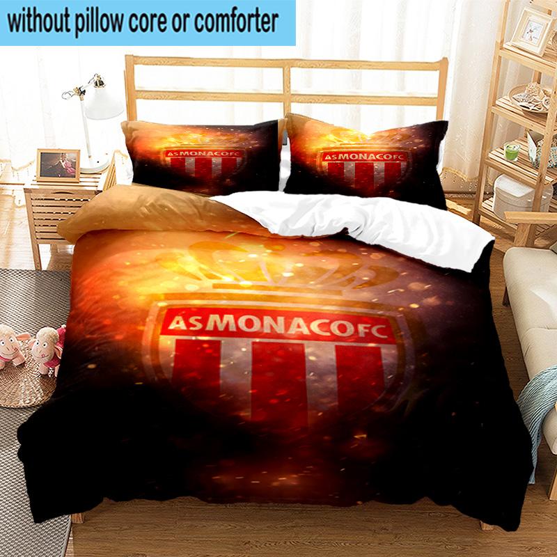 3pcs Monaco Monaco Printed Bedding Set Duvet Cover Closure Includes 1 Duvet Cover & 2 Pillowcases Bedding Sets Home Decor Gifts