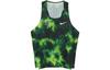 Tank Tops Men's Green Crew Neck Thin Straight Fit CW1259-100