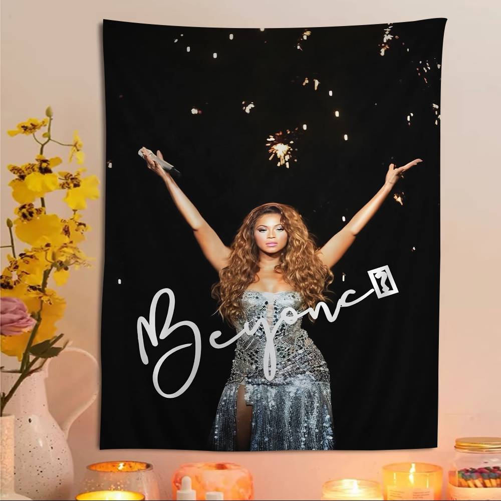 Beyonce Super Singer Anime Tapestry Indian Buddha Wall Decoration Witchcraft Bohemian Hippie Wall Hanging Sheets