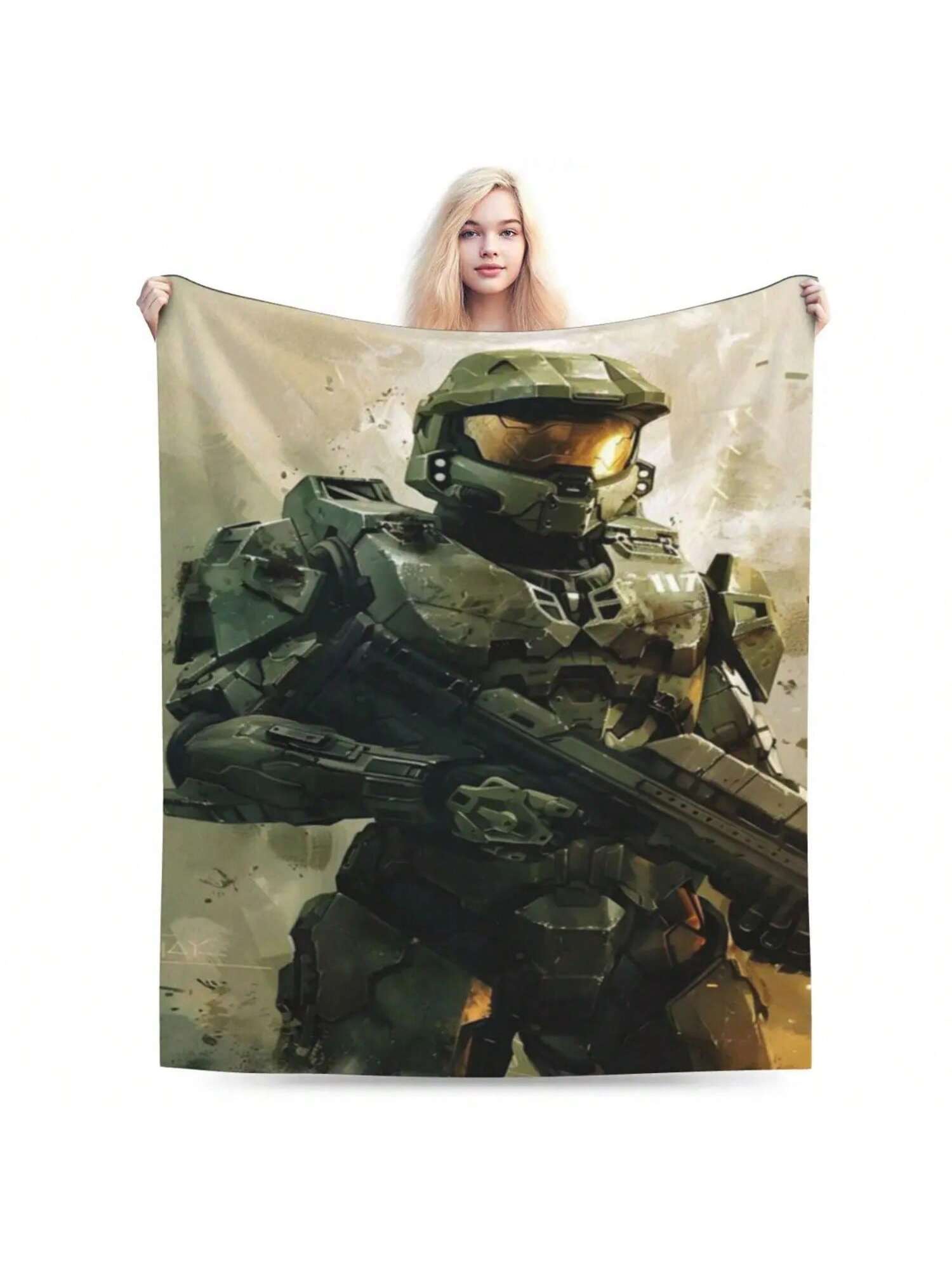 Master Chief An Ultra-Soft Micro Fleece Blanket 75X95CM