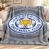 Leicester City Blanket Flannel Blanket Soft Cozy Plush Throw for Sofa Bed Lightweight Home Decoration Outdoor Camping