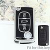 2/3 Button Key Case Cover For Citroen C-Crosser C3 C4 Picasso Berlingo Case For Peugeot Partner Tepee 207 307 308 407 Keychain