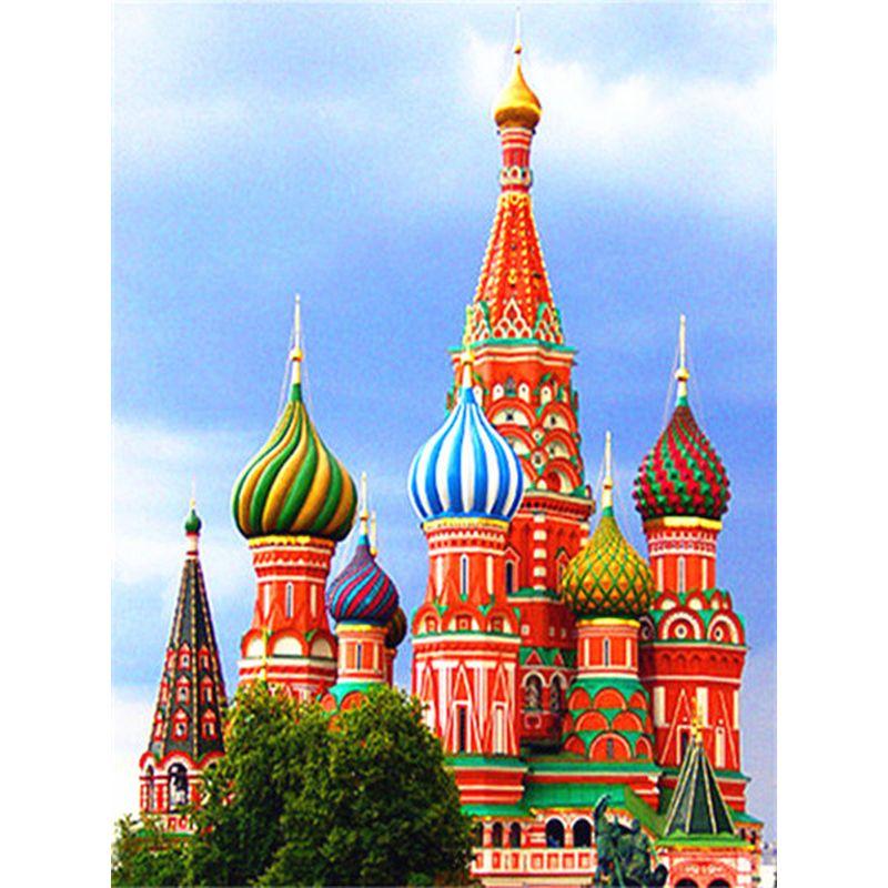 5D Diamant Malerei Straße Mosaik Kreuz Stich Architektur Landschaft Diamant Stickerei Verkauf Winter Home Decor Geschenk