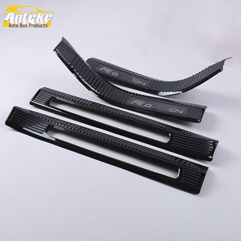 Fits 18 XC60 Models: Sill Trim Bright Strip, Bumper Trunk Welcome Pedal, Anti-Scratch Trim