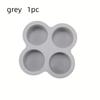 1pc Silicone Cake Molds - 4-Cavity Non-Stick Baking Molds for Cakes, Puddings, Eggs & Burgers - Heat , Easy Release & Clean, Reusable Kitchen Bakeware