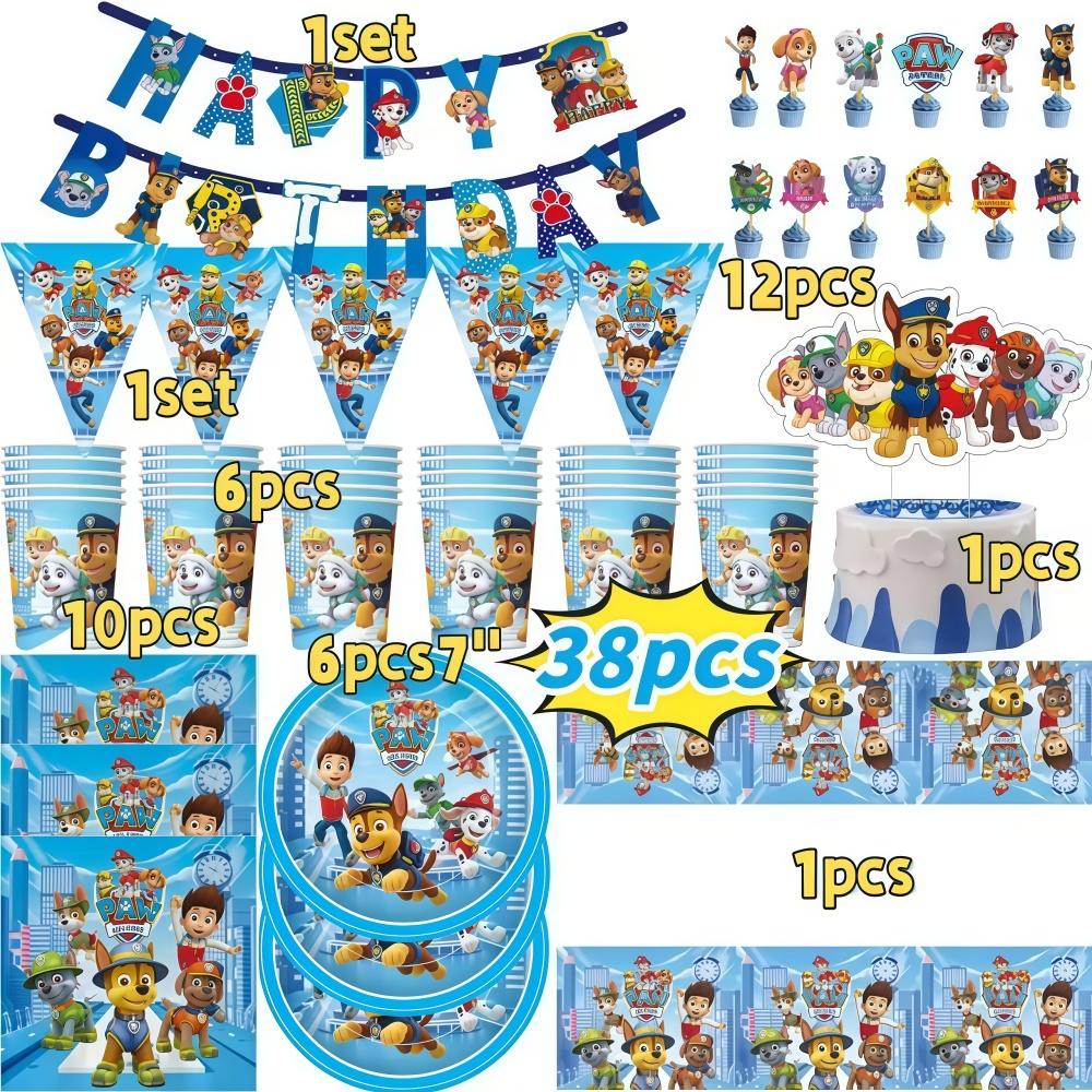 Ed Birthday Party Decorations Balloons Tableware Paper Cups Plates Tablecloth Party Decorating Accessorie For Boy Girl