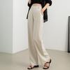Guang Mei Women's Breathable Linen Wide-Leg Petite Pants - Summer Casual Drape Tencel 2026