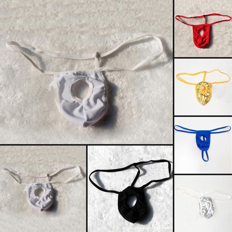 Hot New Mens Underwear T-Back G-String Briefs Sexy-Breathable Thong Lingerie
