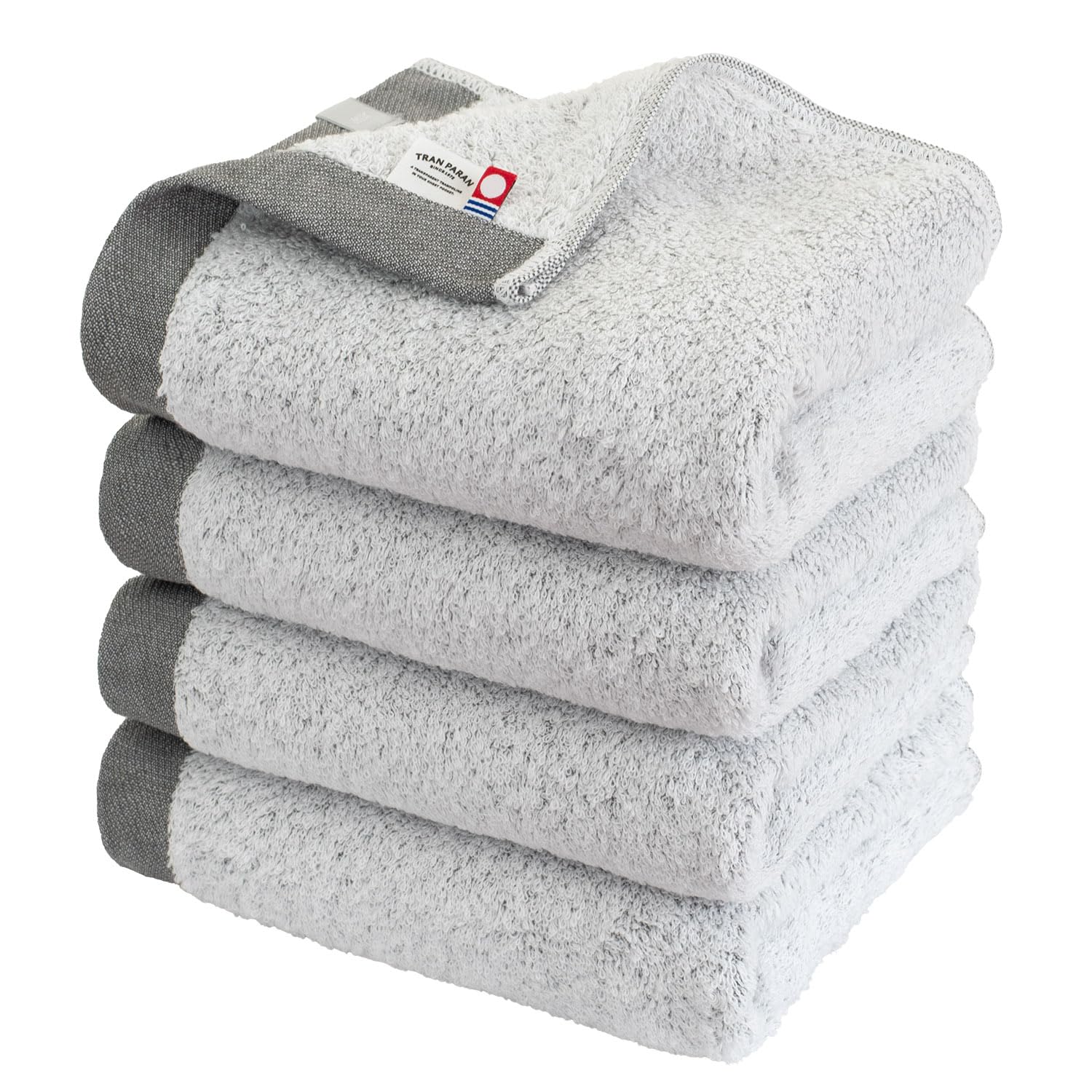 

Tramparan oriori Face Set of 4 Towels, Autumn/Winter, (Dark Gray)