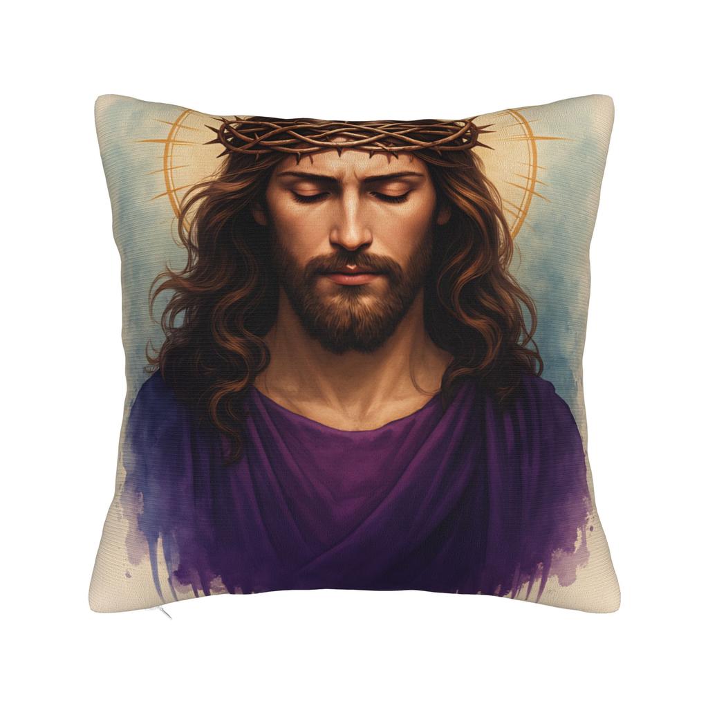 Cristo Jesus Kissenbezug Druck Kissenhülle Für Stuhl Sofa Heimdeko Retro Trendige Kissenbezüge