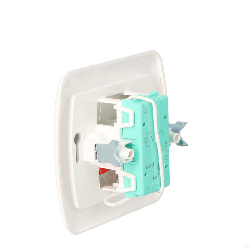 Single-pole switch with illuminated AW1L/11 Chord white