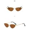 Women's sunglasses men's and women's retro metal cat eye sunglasses