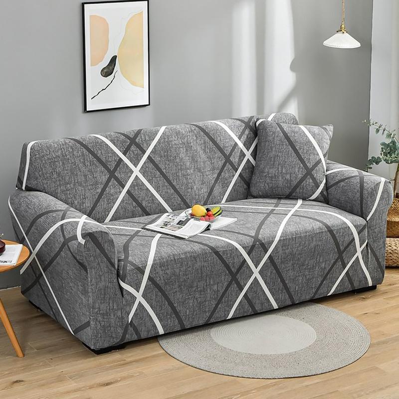 

Stretch Sofa Slipcover Non Slip Soft Couch Covers Pet Friendly Furniture Protector Sofa Cover With Elastic Bottom For Kids,Dog 1pc1-seat 90-140cm