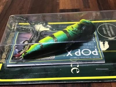 Megabass POP-X SP-C Rasta Peacock Limited Color Topwater Lure Sealed Rare