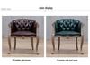 Massivholz-Freizeitstuhl im antiken Stil für Arbeitszimmer, Esszimmer, Schreibtisch oder Balkon - Europäisches & Amerikanisches Design