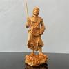 Wooden Buddha standing statue of natural cliff Buddha Buddha decorative Buddha principal wooden ornament 18cm x width 8cm x depth statue, Acala, oak,