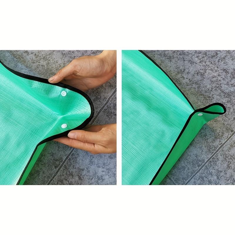 1pc Green Waterproof Gardening Mat for Succulents & Plants - Ideal for Potting, Soil Mixing & Balcony Plant Care