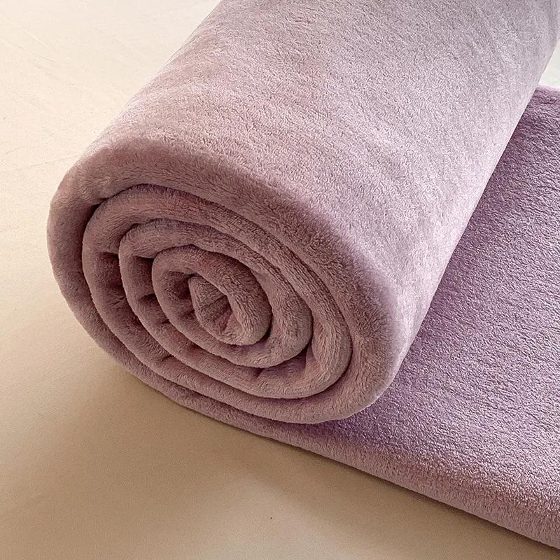 Thick Thow Blanket Geometic Style Reactive Printed Flannel Fleece Blanket for Beds Single/Queen/King Plush Plaids Sofa Plaid Bed