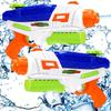 Set mit 2 Wasserpistolen, Große Kapazität 800ccm, Super starke Reichweite 10-12m, Druckwasserpistole, Wasserpistolen-Schlacht, Wasserspielzeug, Wasserpistole, Wasser